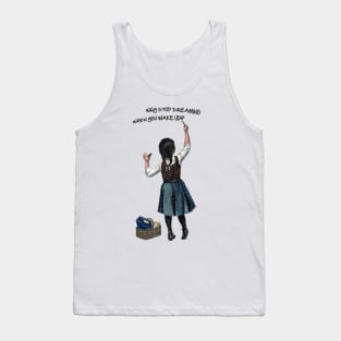 Banksy style Street Art graffiti Tank Top